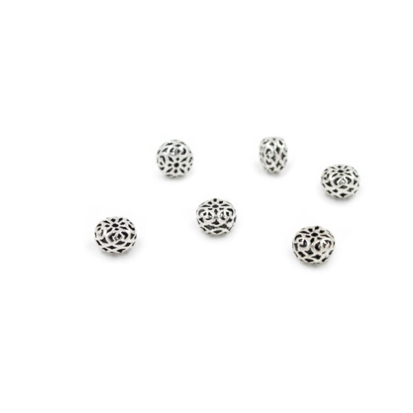 Sterling silver spacer element washer shape size 8mm