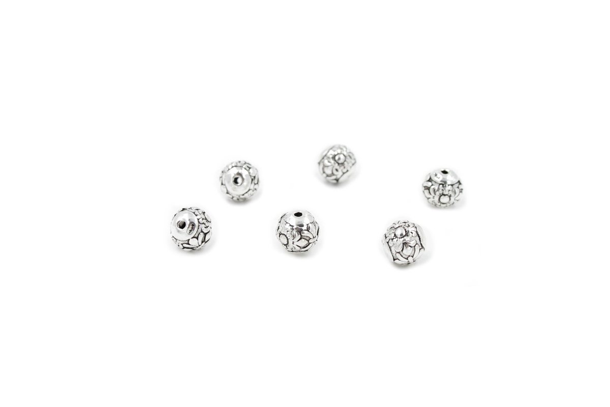 Argento 925‰ distanziatori Sfere 9mm