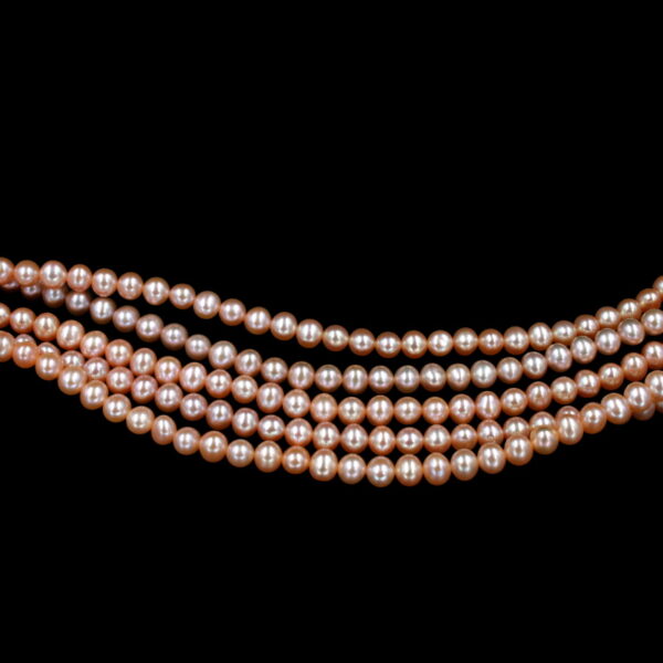 Perle d'acqua Dolce fili round 5-5½mm - Color Naturale