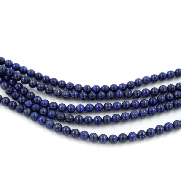 Lapis strands round shape size 6mm