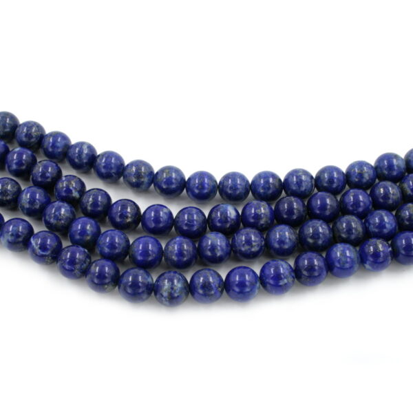 Lapis strands round shape size 10mm