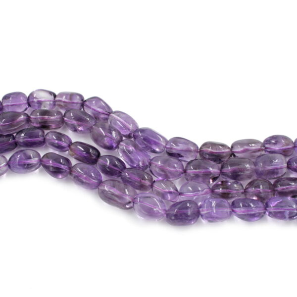 Amethyst strands stone shape size 16x12mm+/-