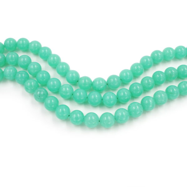 Green Sponge Quartz strands round beads 4mm to 14mm