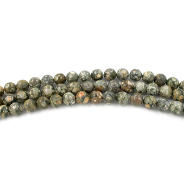 Rhyolite strands round shape size 12mm