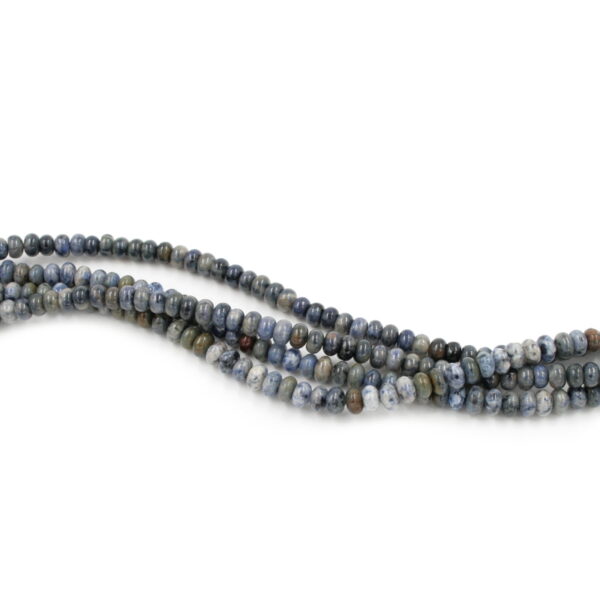 Sunset Dumortierite fili rondelle 6x4mm