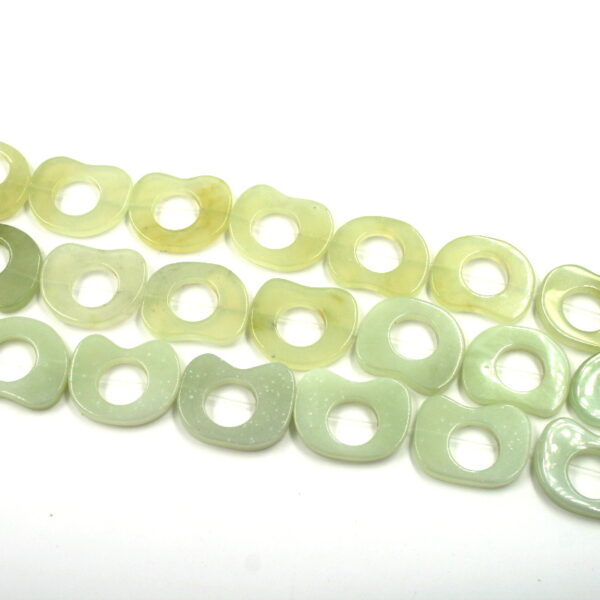 New jade strands irregular frame shape size