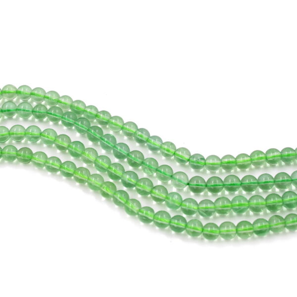 Fluorite strands round shape size 6mm