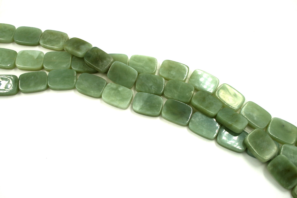 New Jade strands rectangular shape size 22x30x7mm