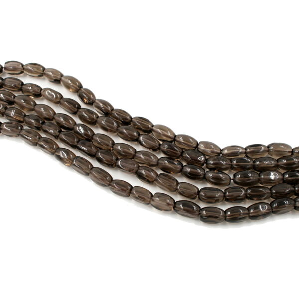 Smoky Quartz strands stone shape size 10x6mm