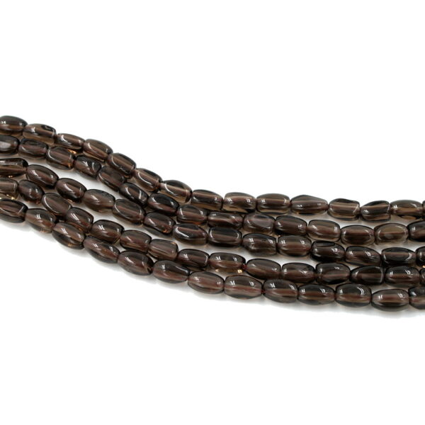 Smoky Quartz strands stone shape size 8x4mm