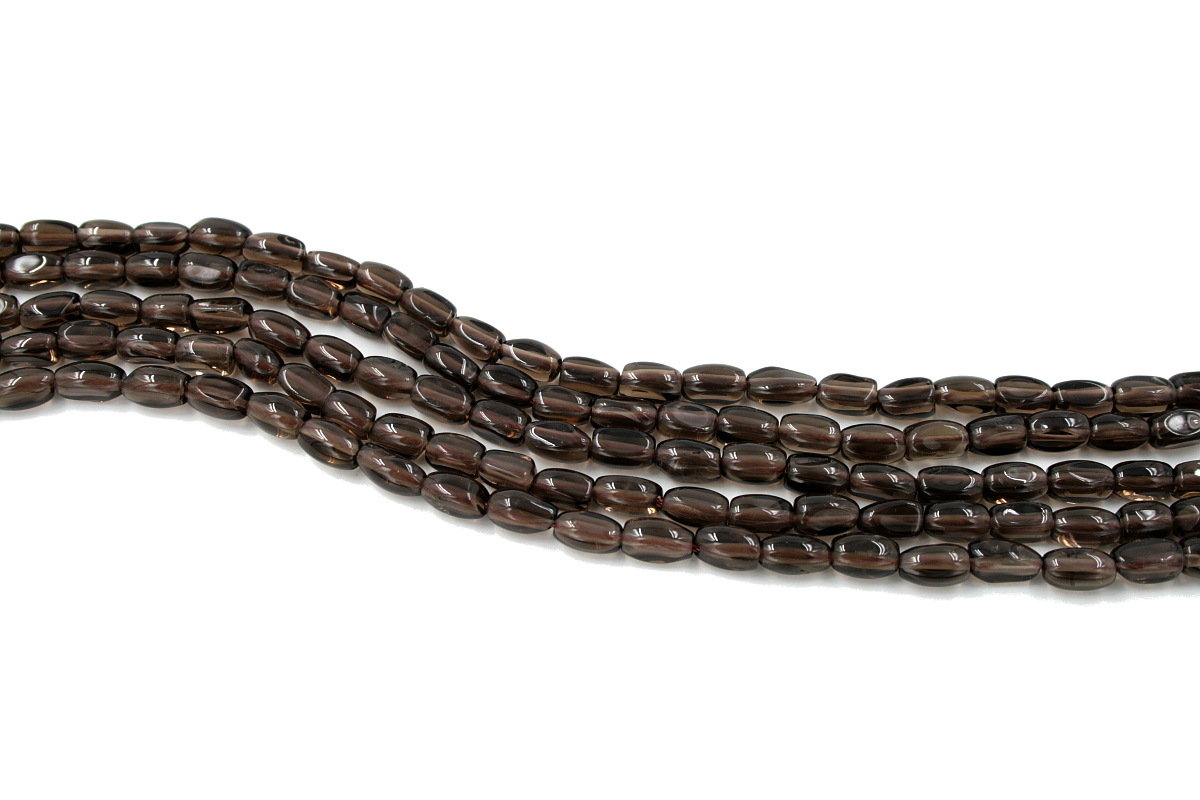 Quarzo fumè fili sassolini 8x4mm