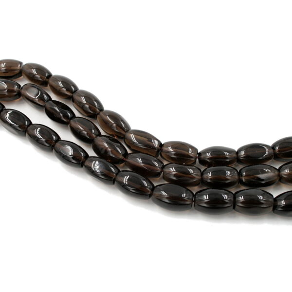 Smoky Quartz strands stone shape size 16x10mm