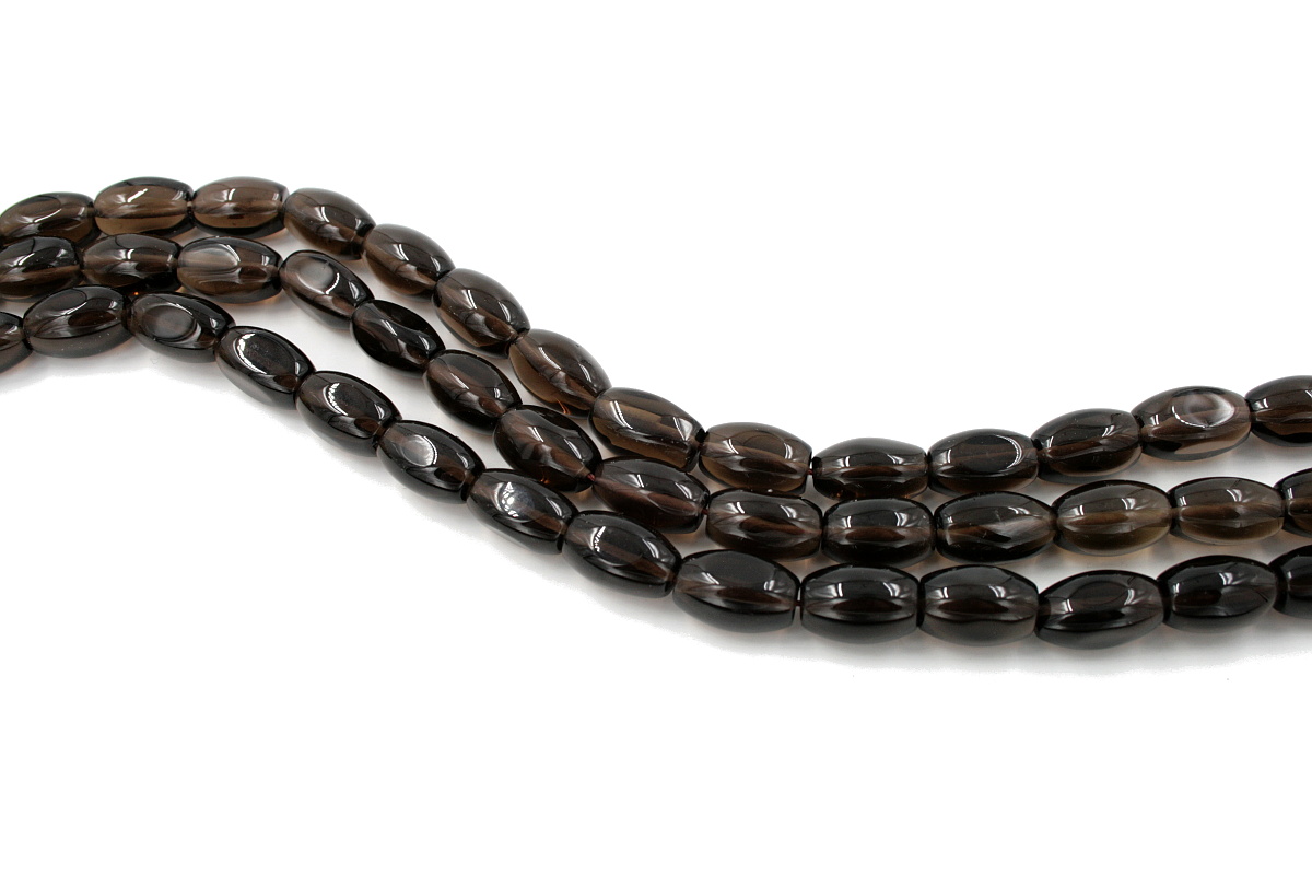 Smoky Quartz strands stone shape size 16x10mm