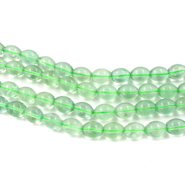 Fluorite strands olive shape size 10x8mm