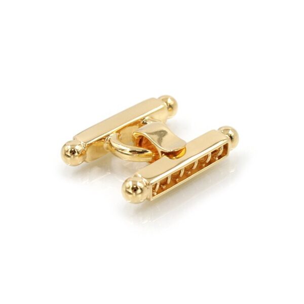 Sterling silver clasp H shape with 6 hooks - Golden Bath