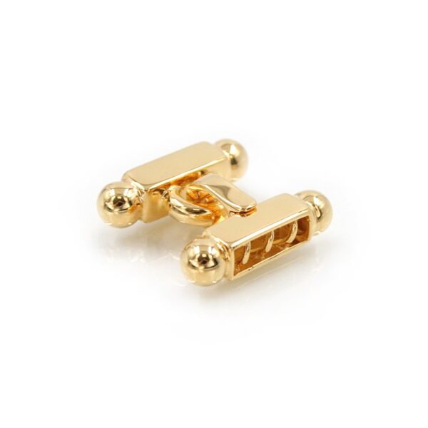 Sterling silver clasp H shape with 3 hooks - Golden Bath