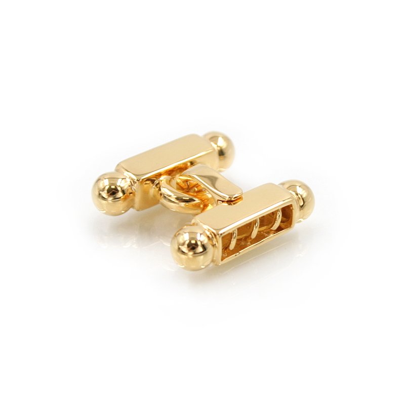 Sterling silver clasp H shape with 3 hooks - Golden Bath