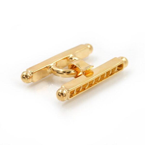 Sterling silver clasp H shape with 8 hooks - Golden Bath
