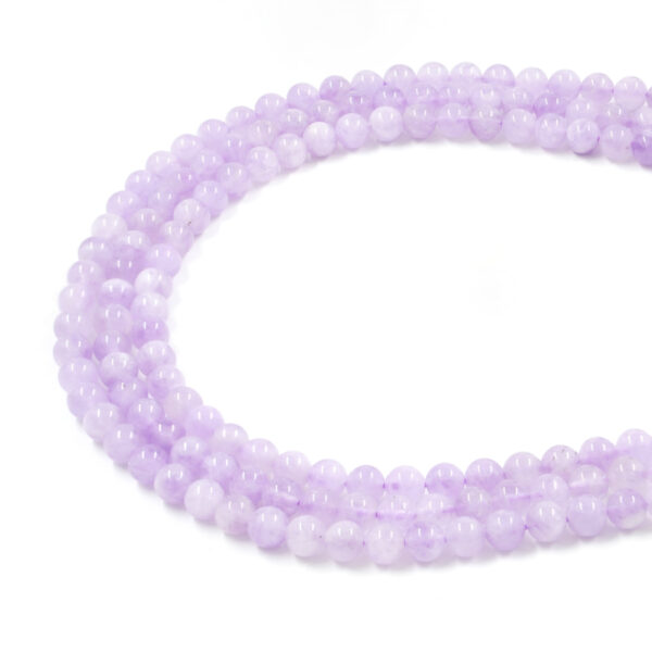 Lavender Amethyst strands round shape size 6mm