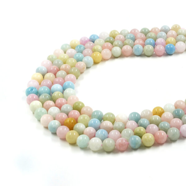 Beryl strands round shape size 10mm