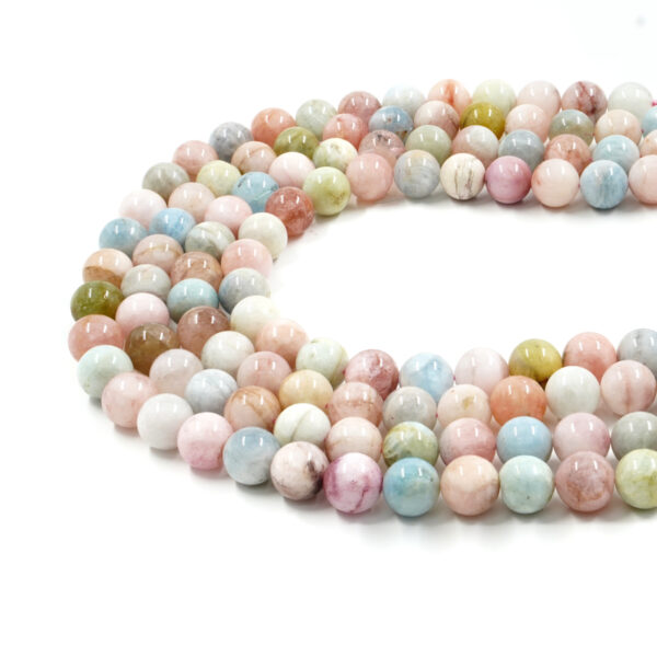 Beryl strands round shape size 14mm