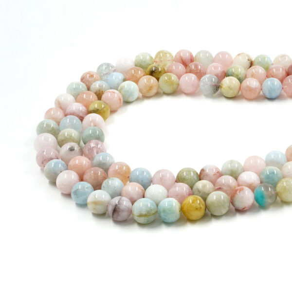 Beryl strands round shape size 12mm