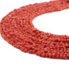 Mediterranean Coral strands cupolini shape size ~ 3x4mm