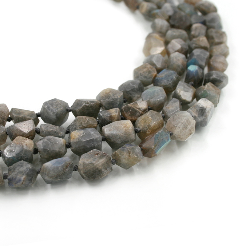 Labradorite strands stone shape size about 14x12mm