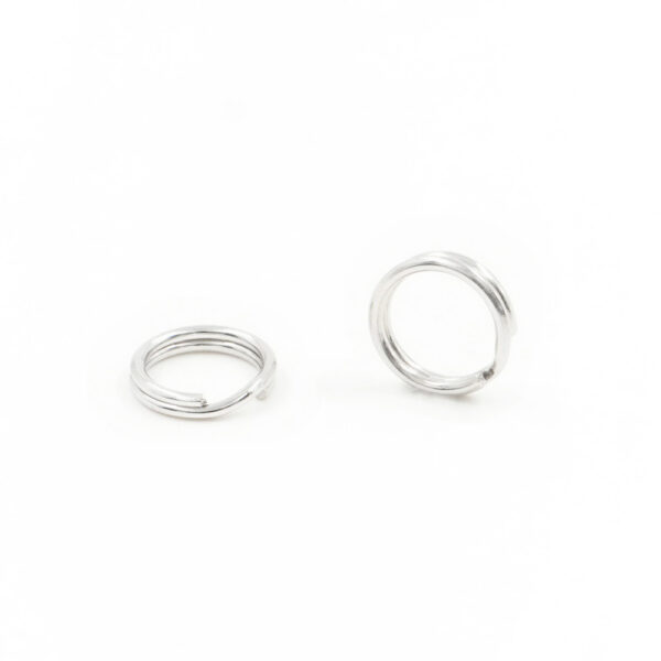 Sterling Silver brisè ring 8mm