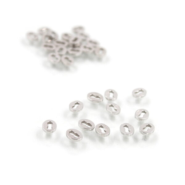 Silver Sterling 925‰ Mark oval shape size 5x4mm