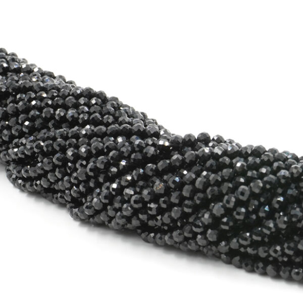 Spinel strands faceted round shape size 3mm