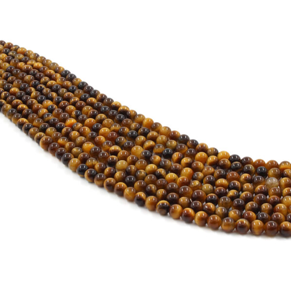 Tiger Eye strands round beads 2mm to 20mm