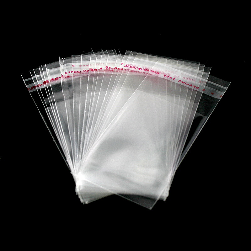 100 Sacchetti In Plastica Resistente, Misura Media, Colore Bianco, 25,4 X 38,1 X 45,7 Cm