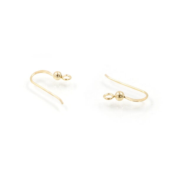 Orecchini argento ami 12mm – Dorati