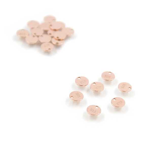 Silver Sterling 925‰ Mark round shape size 5mm