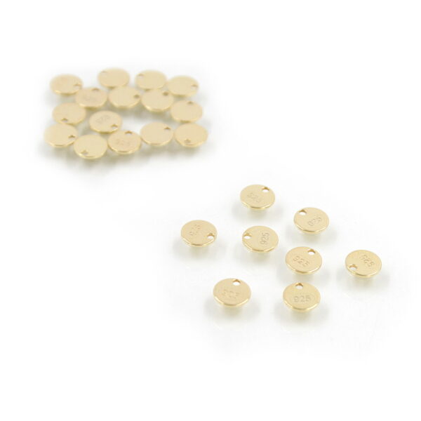Silver Sterling 925‰ Mark round shape size 5mm