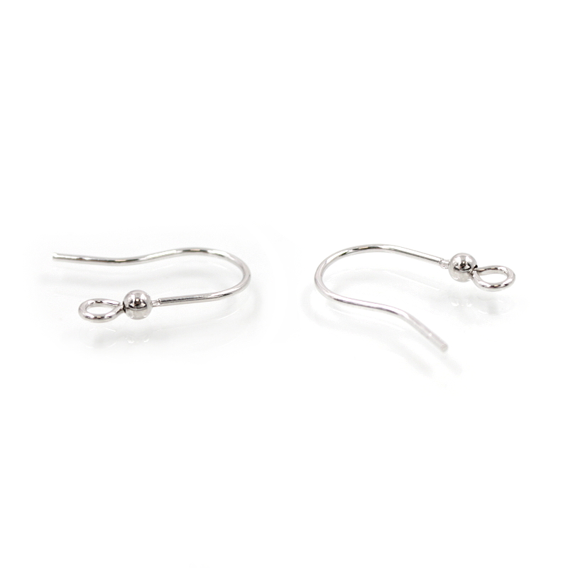 Orecchini argento ami 20mm – Rodiati