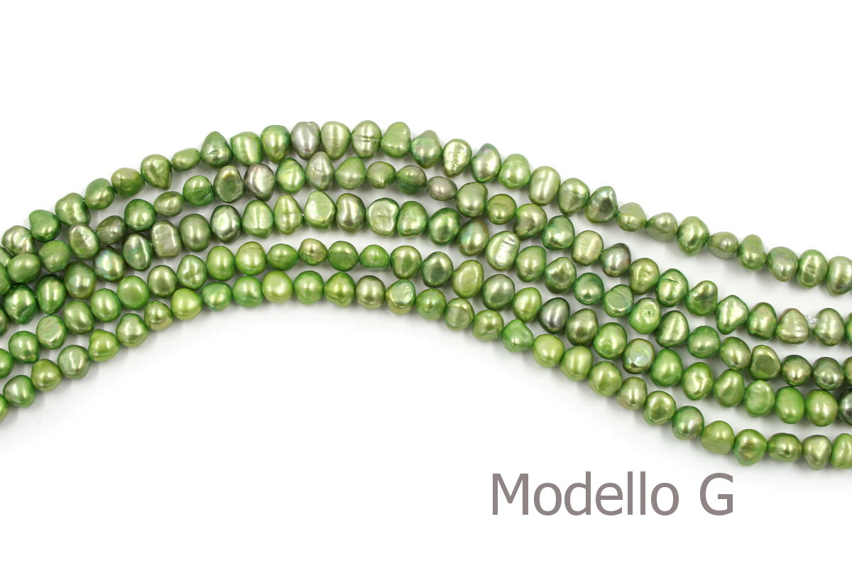 Fresh Water Pearls strands baroque shape ~8-9mm – Various Color - Image 3