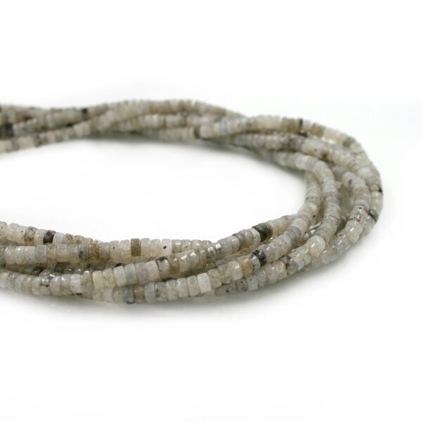 Labradorite strands washer shape size 4x2mm