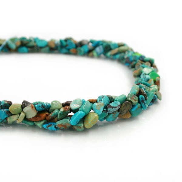 African Turquoise jasper strands stone shape size 9x6mm