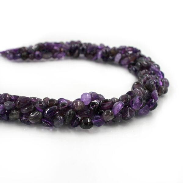 Amethyst strands stone shape size 9x6mm