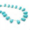 Recon turquoise strands gocce 20x12mm – Lateral Hole