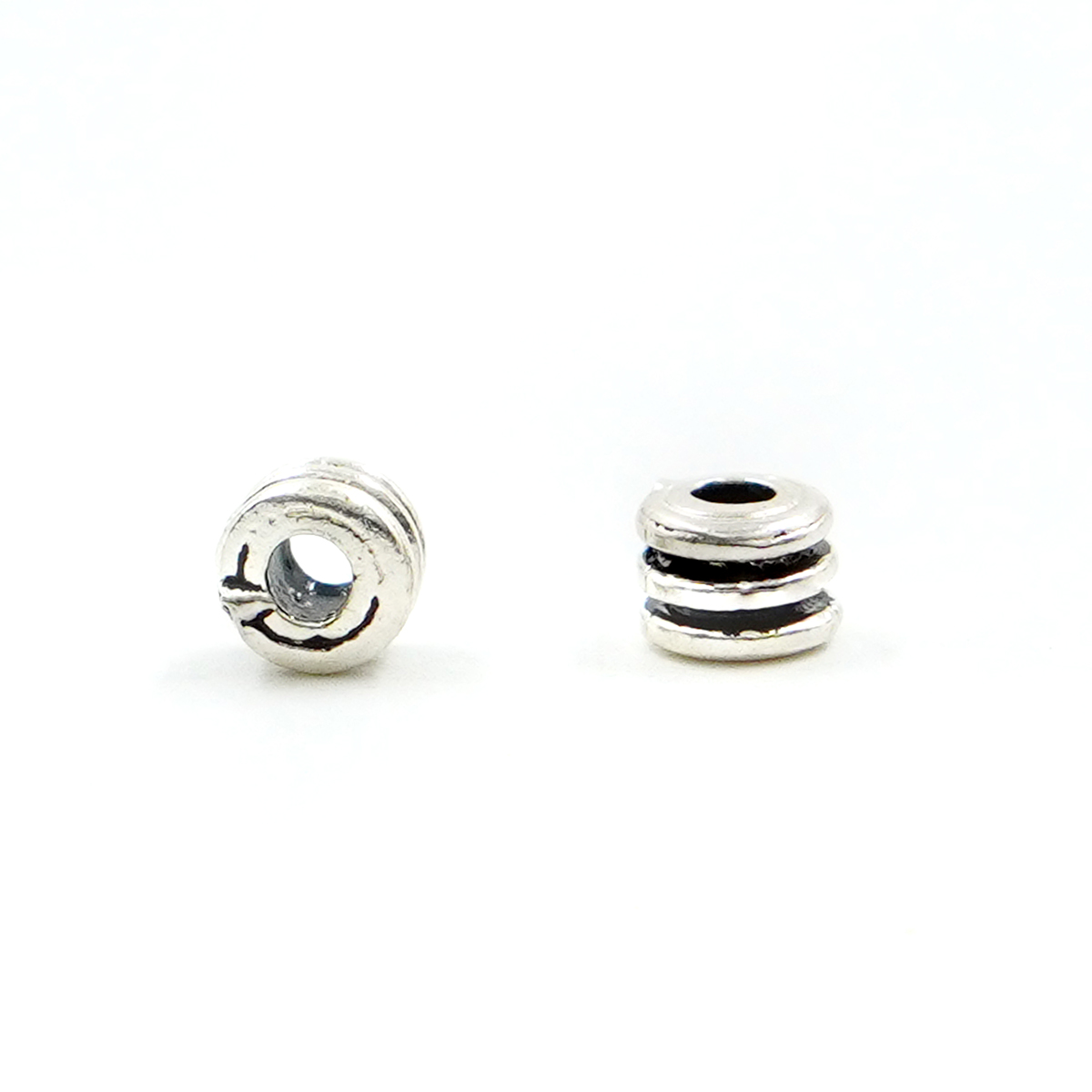 Argento 925‰ distanziatori rondelle 4x3mm