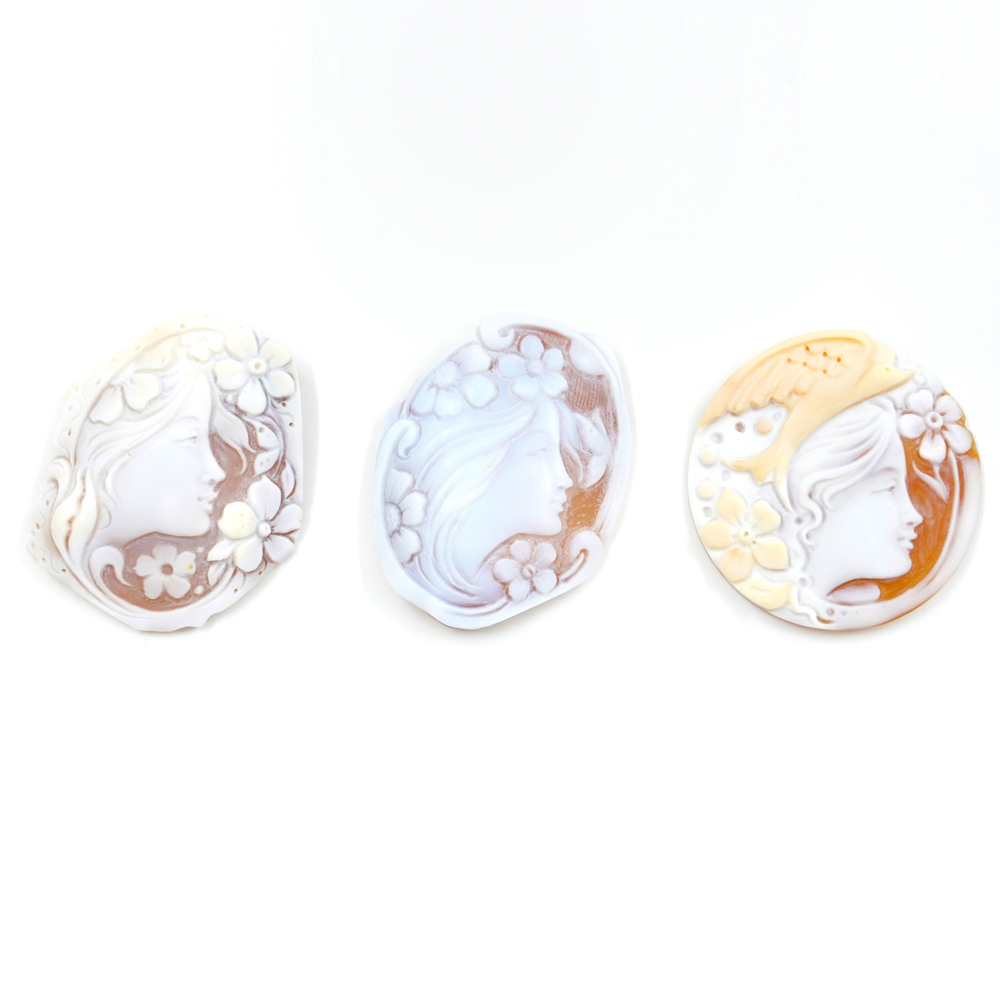 Cameos Sardonic handmade engraved size 50-60mm - Image 2