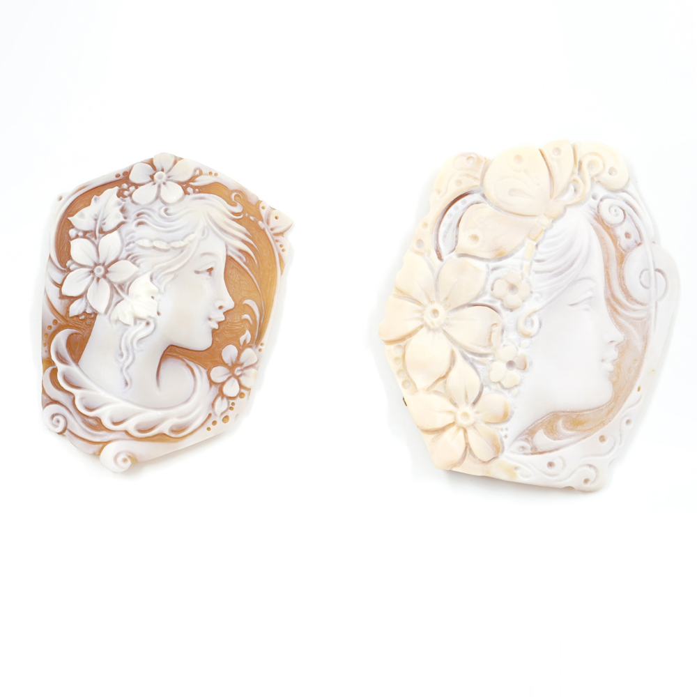 Cameos Sardonic handmade engraved size 70-75mm - Image 2