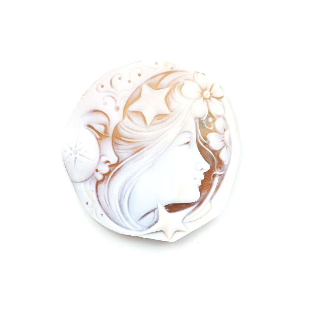 Cameos Sardonic handmade engraved size 60-65mm - Image 2