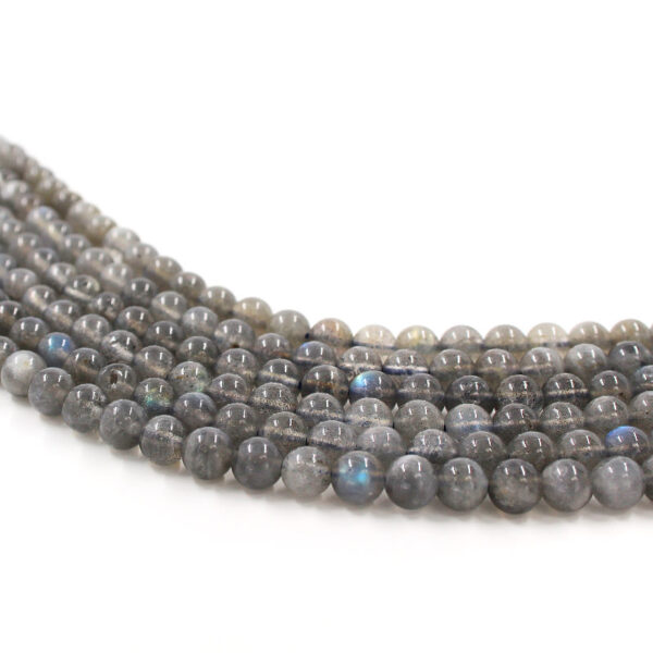 Labradorite strands round shape size 14mm – AA Quality