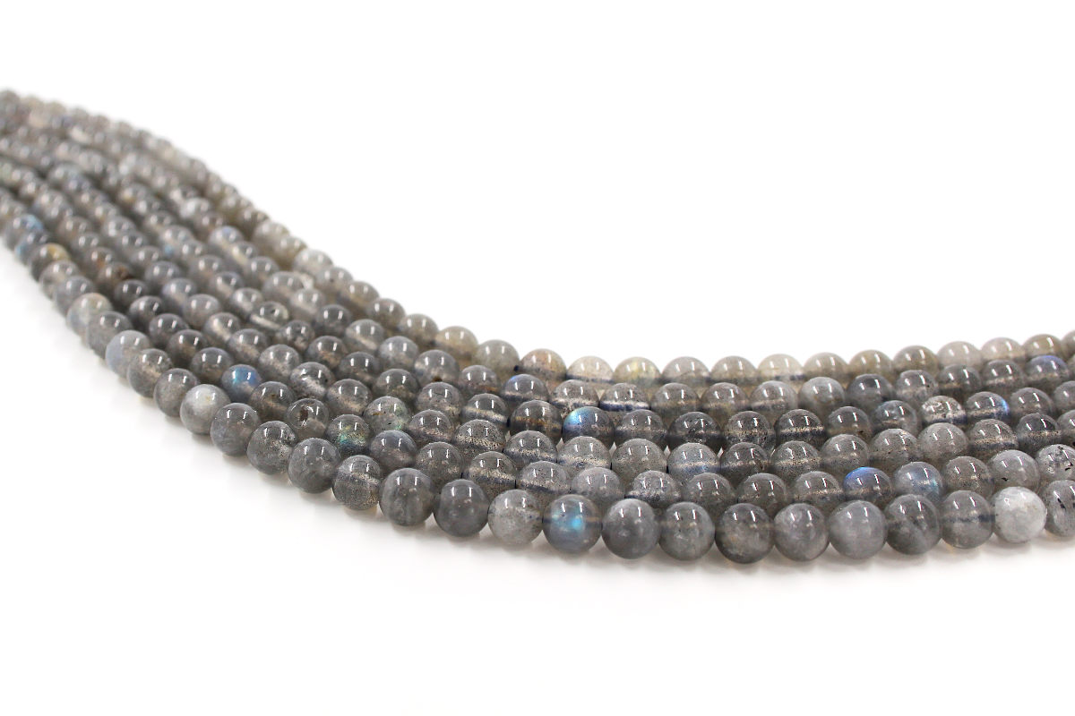 Labradorite fili tondi 8mm – Qualità AA