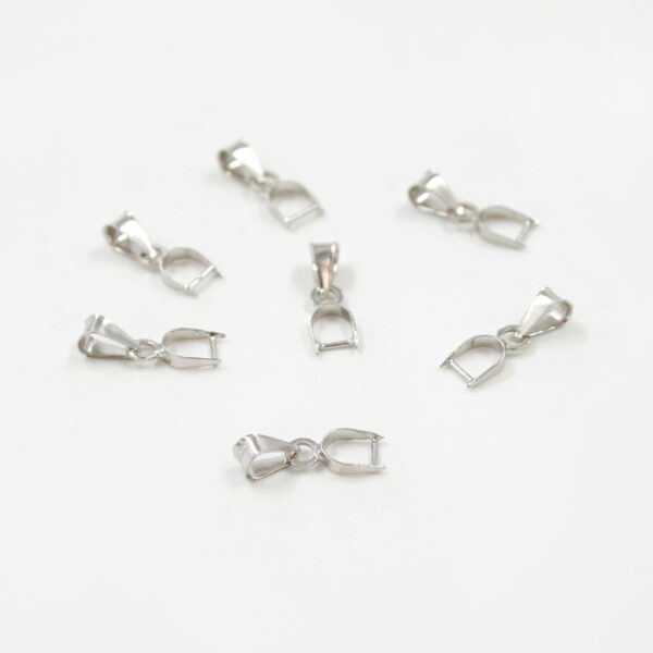 Sterling Silver bridle size 5mm – Rhodium Color