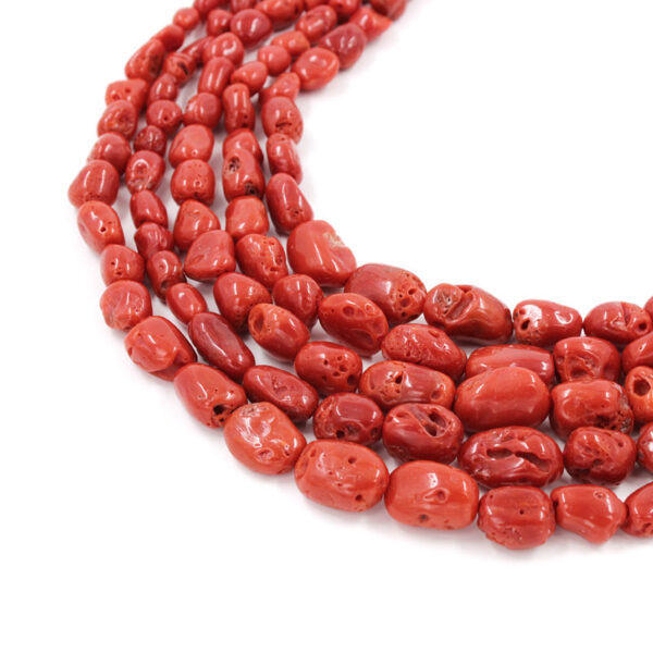 Mediterranean Coral strands gradation tumbles shape – Various Size